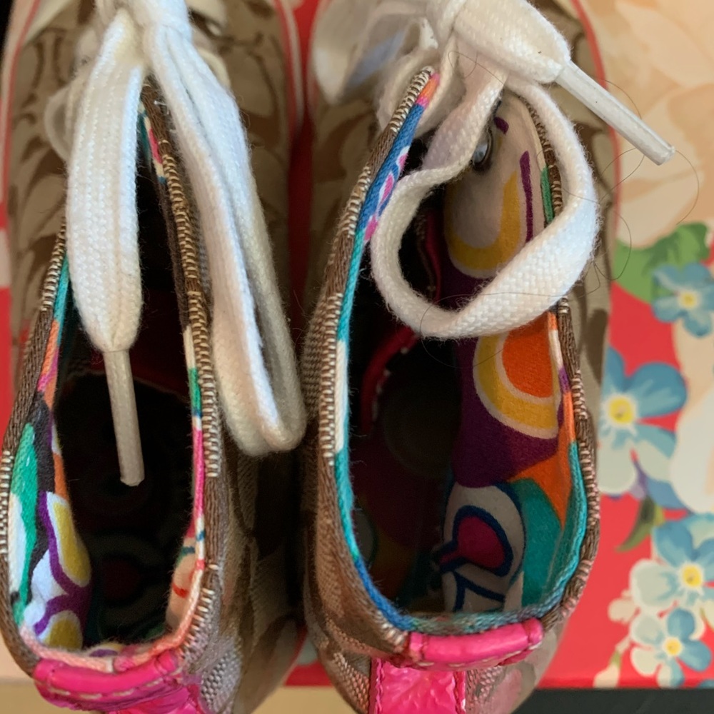 ❌SOLD❌ Coach Birch Fashion Sneakers High Rise - Picture 5 of 7